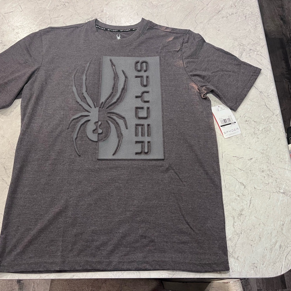 Spyder Charcoal Men's Short Sleeve Tee
